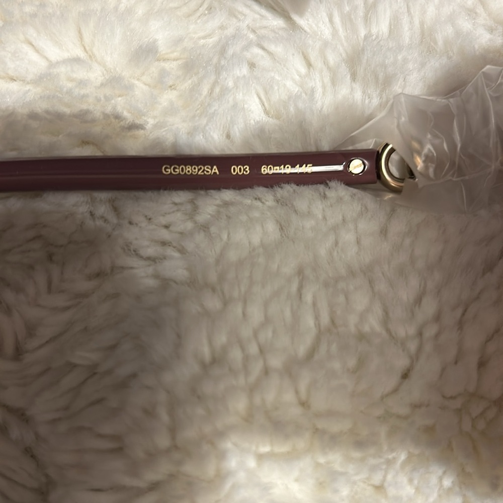 Gucci Pink and Orange logo accented oversized sunglasses - Picture 4 of 5